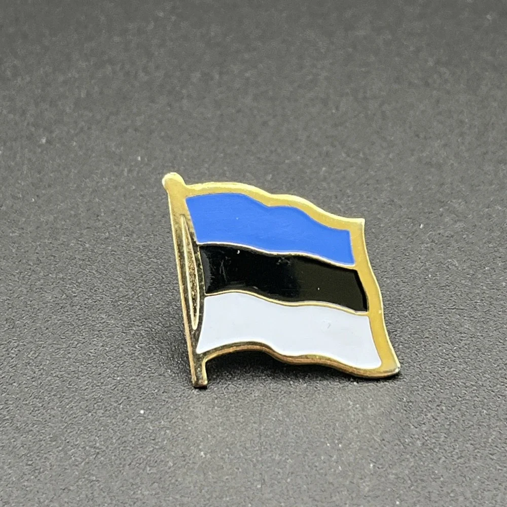 Country Of Estonia Flag Estonian Lapel Hat‎ Pin